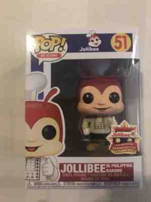 2019 FUNKO POP! JOLLIBEE IN BARONG 51 INDEPENDENCE DAY EXCLUSIVE MINT 10/10