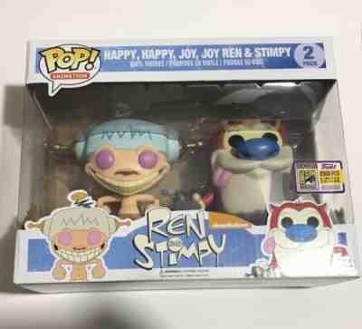 Funko Pop! Ren and Stimpy Happy, Happy, Joy, Joy LE 2500 SDCC Rare