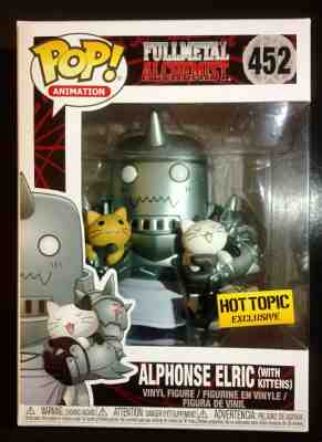 ALPHONSE ELRIC w/ KITTENS Full Metal Alchemist Funko POP 452 Hot Topic Exclusive