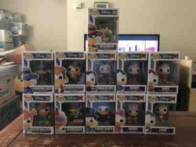 BRAND NEW! Funko POP! Disney Duck Tales Lot Set of 11 Scrooge Launchpad Darkwing