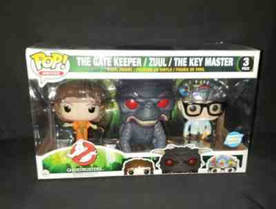  The Ghostbusters Funko Pop 3 Pack The Gatekeeper Zuul & The Key Master Vinyl