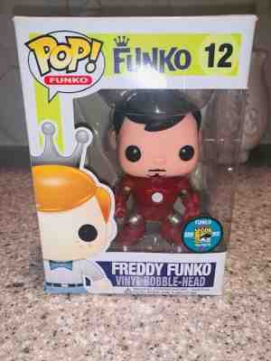 2012 TONY STARK SDCC FREDDY FUNKO POP MARVEL IRON MAN RARE 96 ENDGAME