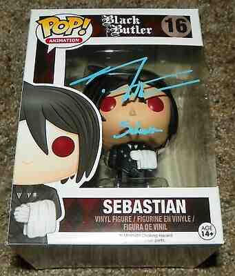 J Michael Tatum Signed Sebastian Black Butler Funko Pop Figure Auto Vaulted