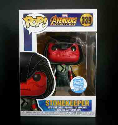 Funko Pop! Marvel Avengers Stonekeeper #339 Funko Shop Exclusive with Protector