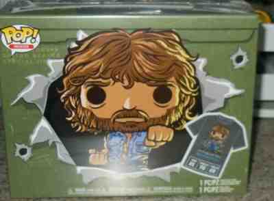 CHUCK NORRIS TARGET EXCLUSIVE FUNKO POP FIGURE T-SHIRT BOX SET SIZE  XL sealed