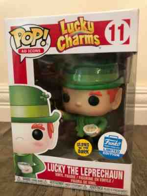 Funko Pop! Ad Icons Lucky Charms #11 Lucky The Leprechaun Glows Protector MINT