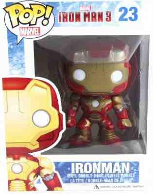 Funko Pop Marvel IRONMAN 3 No. 23 Bobble-head Vinyl NIB Light creases VAULTED