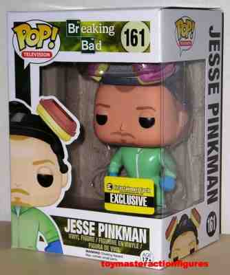 FUNKO 2014 POP BREAKING BAD EE EXC JESSE PINKMAN #161 GREEN HAZMAT SUIT In Stock