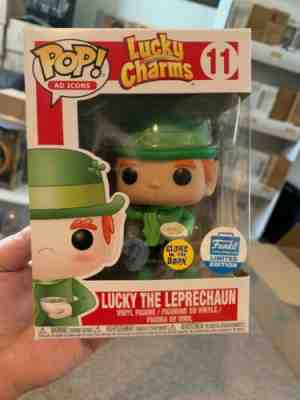 Funko Pop! Ad Icons Lucky Charms #11 Lucky The Leprechaun Shop Exclusive Glows