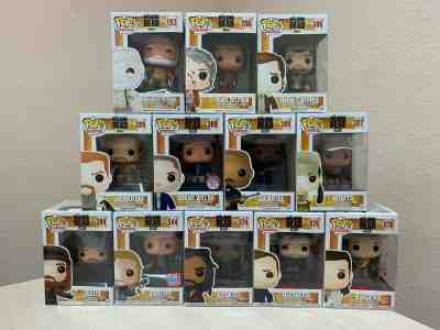 Funko POP Television THE WALKING DEAD Lot 12 Pcs RICK SHANE ABRAHAM CAROL DWIGHT