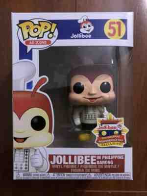 Funko Pop! Ad Icons Jollibee Barong Philippine Independence Day Exclusive 2019