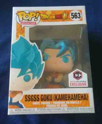 Metallic SSGSS Goku Kamehameha Dragon Ball Z Funko Pop #563 IN STOCK NOW