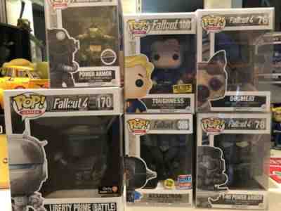 LOT of 5: Fallout Pops Gold Power Armor GS Liberty Prime Toughness and More