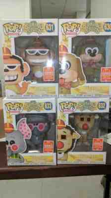 Funko Pop! The Banana Splits Set of 4 Fleegle Snorky Drooper Bingo 2018 SDCC