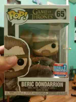 Funko Pop! Game of Thrones #65 Beric Dondarrion NYCC Exclusive New 