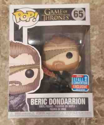 Funko Pop Game of Thrones Beric Dondarrion 2018 NYCC Exclusive