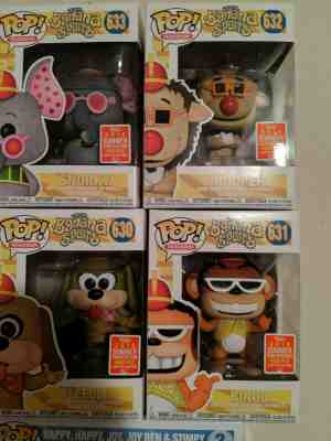 Banana Splits Set 4 pack Funko Pop Fleegle Drooper Bingo Snorky SDCC 4000 LE