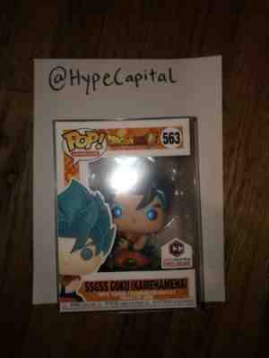 IN HAND DBZ SSGSS Goku Kamehameha Funko Pop Chalice Exclusive With Pop Protector