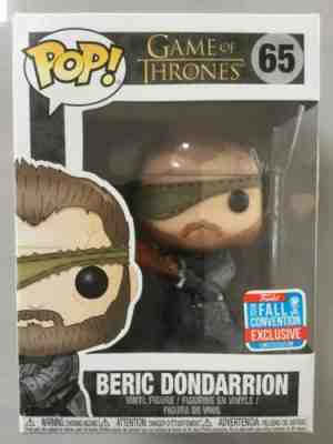 Funko Pop Beric Dondarrion NYCC Exclusive. Game of Thrones Limited Edition