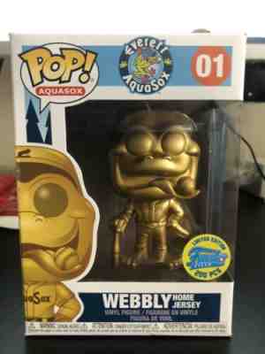 Funko Pop Everett AquaSox Webbly Gold #1 LE 200. RARE LIMITED