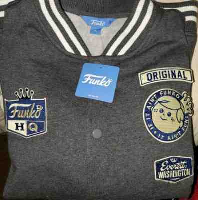 Original Funko HQ Letterman Letter Jacket Size XL New With Tags, Never Worn, POP