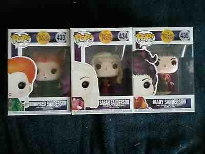 Funko Pop! HOCUS POCUS Set WINFRED #433, SARAH #434 & MARY SANDERSON #435, New  