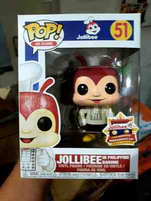 Funko POP Jollibee In Philippine Barong EXCLUSIVE Ad Icons #51 IN HAND