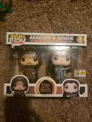 Funko POP! Lord of the Rings Aragorn & Arwen 2-Pack  2017 Convention Exclusive