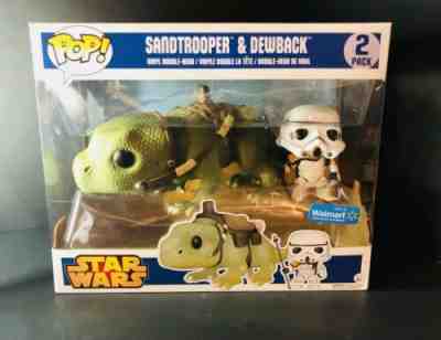 Funko Pop! Star Wars Sandtrooper and Dewback 2 Pack Walmart Exclusive