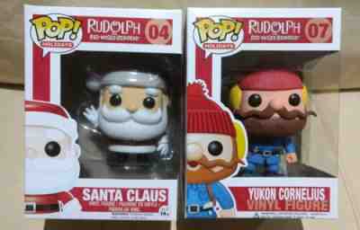 Funko Pop Rudolph Red Nosed Reindeer: Santa Claus & Yukon Cornelius Vaulted 