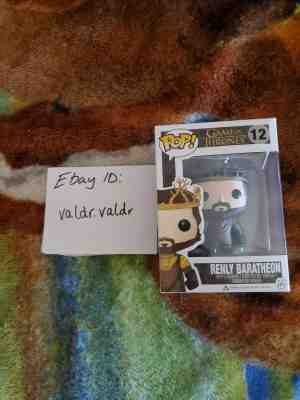 Renly Baratheon Funko Pop - Game Of Thrones Vaulted w/ pop protector