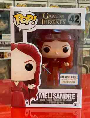 Funko Pop GAME OF THRONES new MELISANDRE red TRANSLUCENT EXCLUSIVE + PROTECTOR