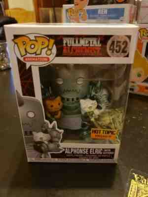 Hot Topic Exclusive Fullmetal Alchemist Alphonse Elric with Kittens Funko Pop