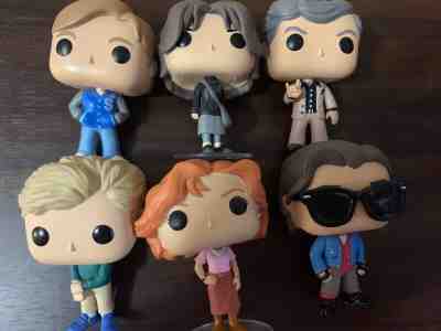 Funko Pop Movies - The Breakfast Club COMPLETE COLLECTION Rare and Retired Loose