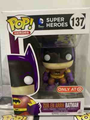 FUNKO POP! DC ZUR EN ARRH BATMAN TARGET EXCLUSIVE #137 RARE IN POP STACK