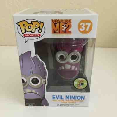 BRAND NEW Funko Pop DESPICABLE ME 2 METALLIC EVIL MINION SDCC 2013 LE 480 