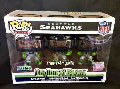 Funko Pop! NFL Seattle Seahawks Legion of Boom 3-Pack Thomas Sherman Chancellor