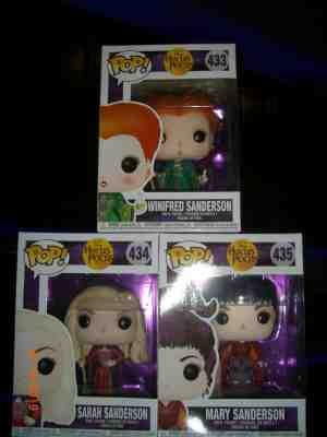 NEW Funko Pop! Hocus Pocus Complete Set of 3 Winifred Sarah & Mary Sanderson