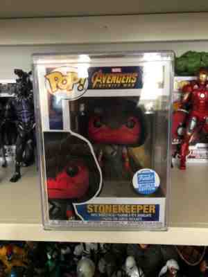 Funko Pop! Marvel Stonekeeper Avengers Funko Shop In Hard Plastic Case