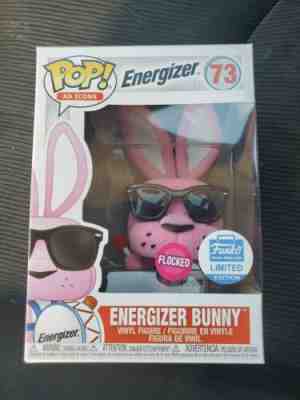 Funko Pop! Energizer Bunny FLOCKED FUNKO SHOP EXCLUSIVE IN HAND READY TO SHIP!!!