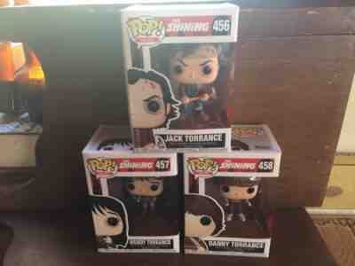 Lot of 3 Funko Pop The Shining Wendy #457 Jack #456 Danny #458 Torrance