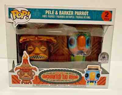 Disney Park Exclusive Enchanted Tiki Room 2-Pack Pele & Barker Parrot Funko Pop