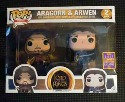 Funko Pop! Lord of the Rings Aragon & Arwen 2017 Summer 2-Pack Exclusive