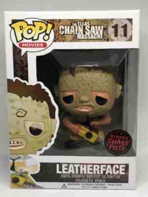 Funko Pop Movies Texas Chainsaw Massacre Leatherface #11 Bloody Chase Piece Rare