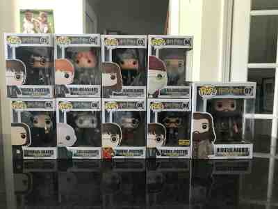 Funko Pop Harry Potter Lot 1-9 Ron Hermione Dumbledore Snape Voldemort Hagrid