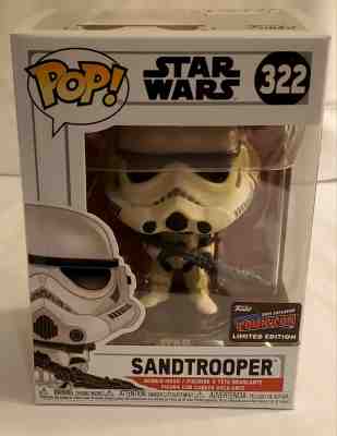 Funko Pop- Star Wars Sandtrooper- NYCC 2019 Exclusive Sticker.