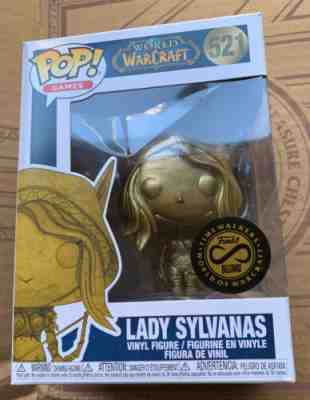 BlizzCon 2019 Exclusive Funko Pop Gold Patina Lady Sylvanas World Of Warcraft