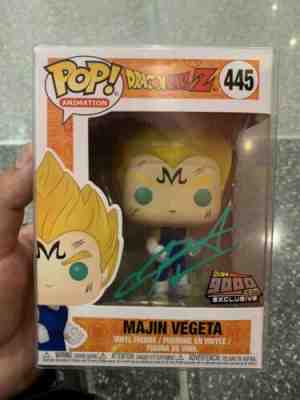 MAJIN VEGETA Funko Pop Pop! NYCC SIGNED Christopher Sabat Over 9000 DBZ Dragon