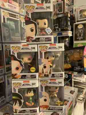 Avatar The Last Airbender Pop Funko Lot Includes CHASE & HTF AZULA