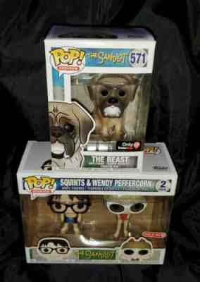 Funko Pop! Sandlot Squints & Wendy Target Exclusive The Beast GameStop Exclusive